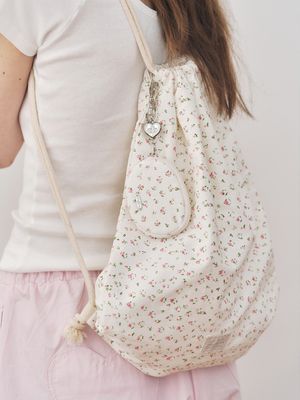 bubbly floral gym sack_3 colors