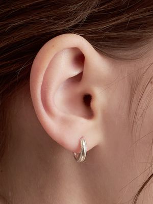 [silver925] posh line earring