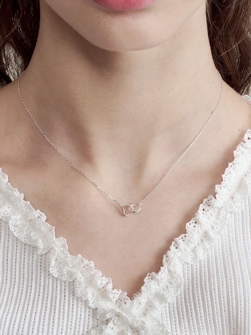 ■ENGBROX■ silver925 lullaby simple necklace EBNL22063 lullaby simple necklace-silver - ENGBROX | 60% - Asian