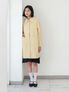 라운드카라 스프링코트_옐로우