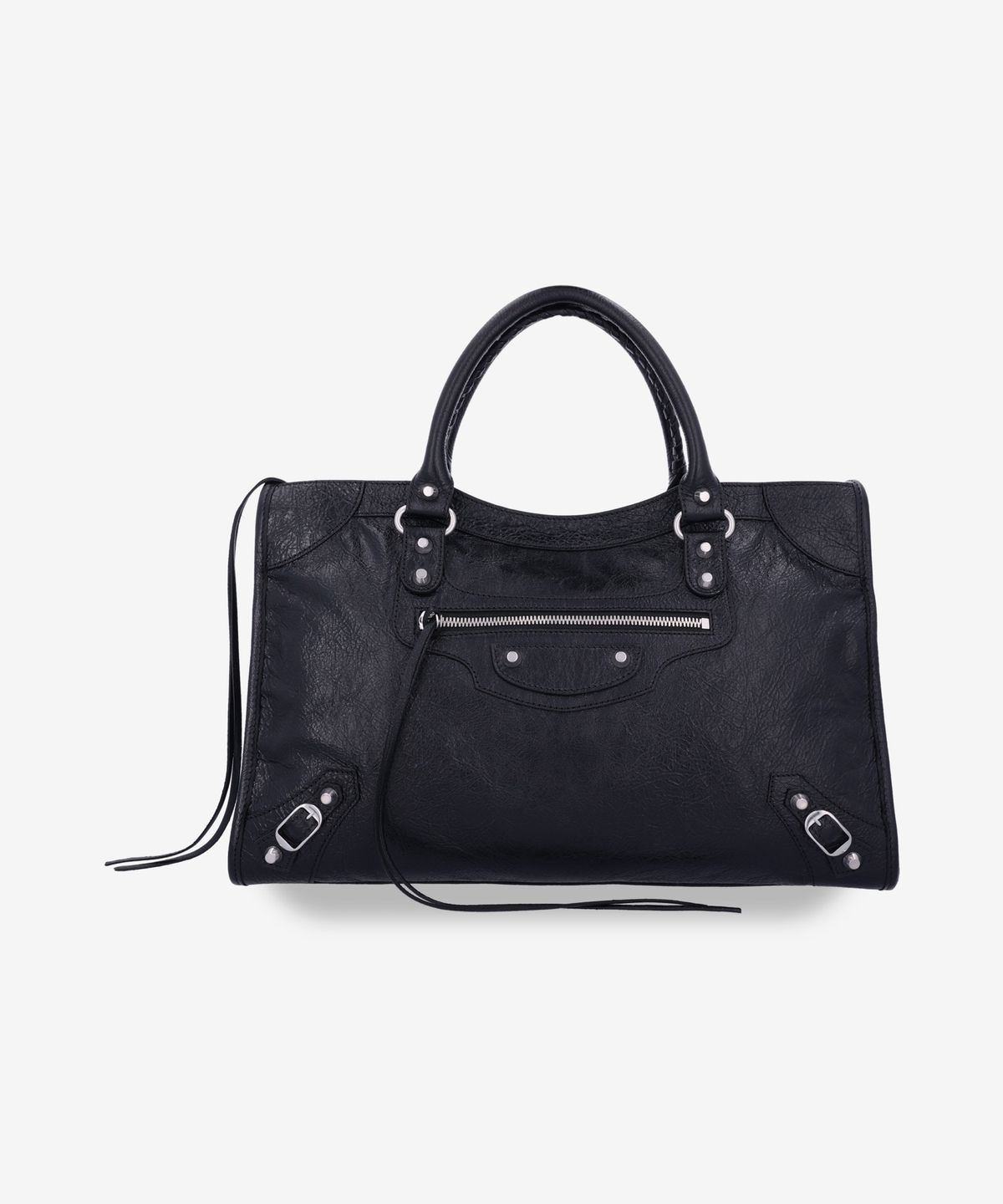 발렌시아가(BALENCIAGA) 르 시티 미디엄 토트백 - 블랙 / 8230582AA9S1000