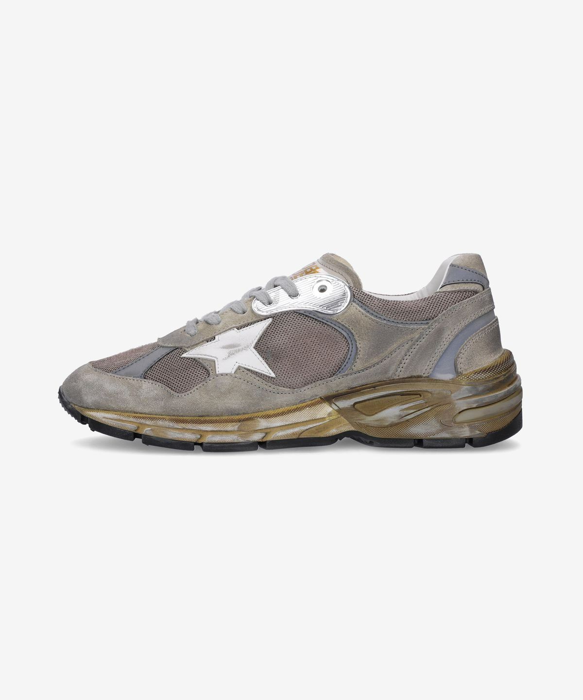 ★Golden ★ Running Dad Silvertab Sneakers Taupe GMF001 MUSINSA | GOLDEN GOOSE Running Dad Silvertab Sneakers