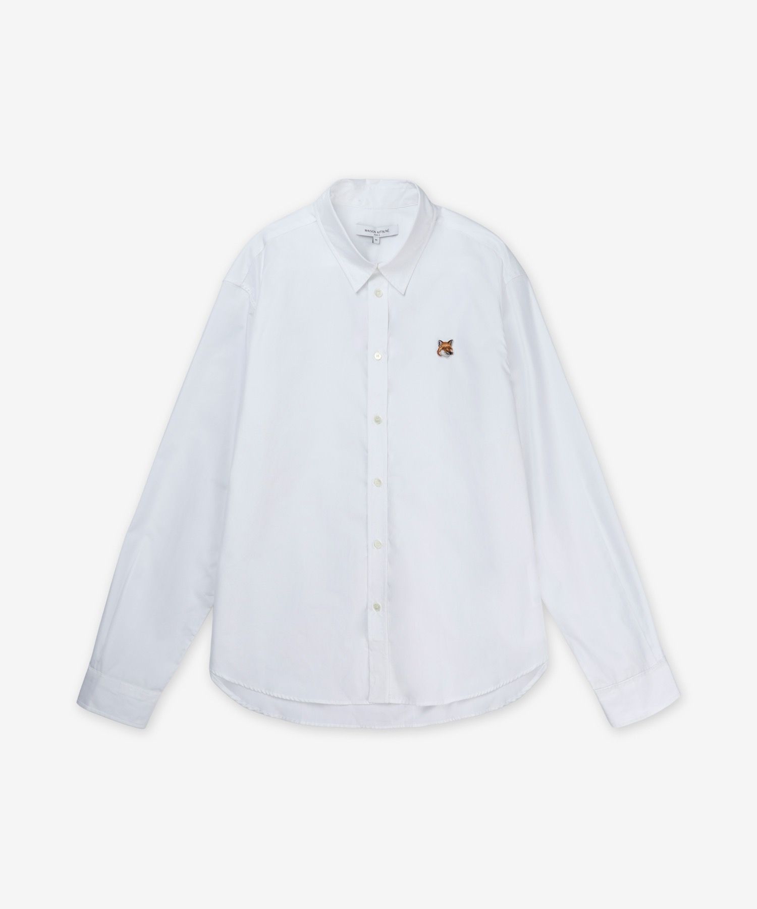 MUSINSA | MAISON KITSUNE Fox Head Patch Classic Shirt