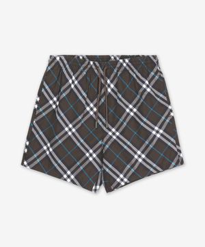 체크 스윔 쇼츠 팬츠 - 스너그 / 8093099