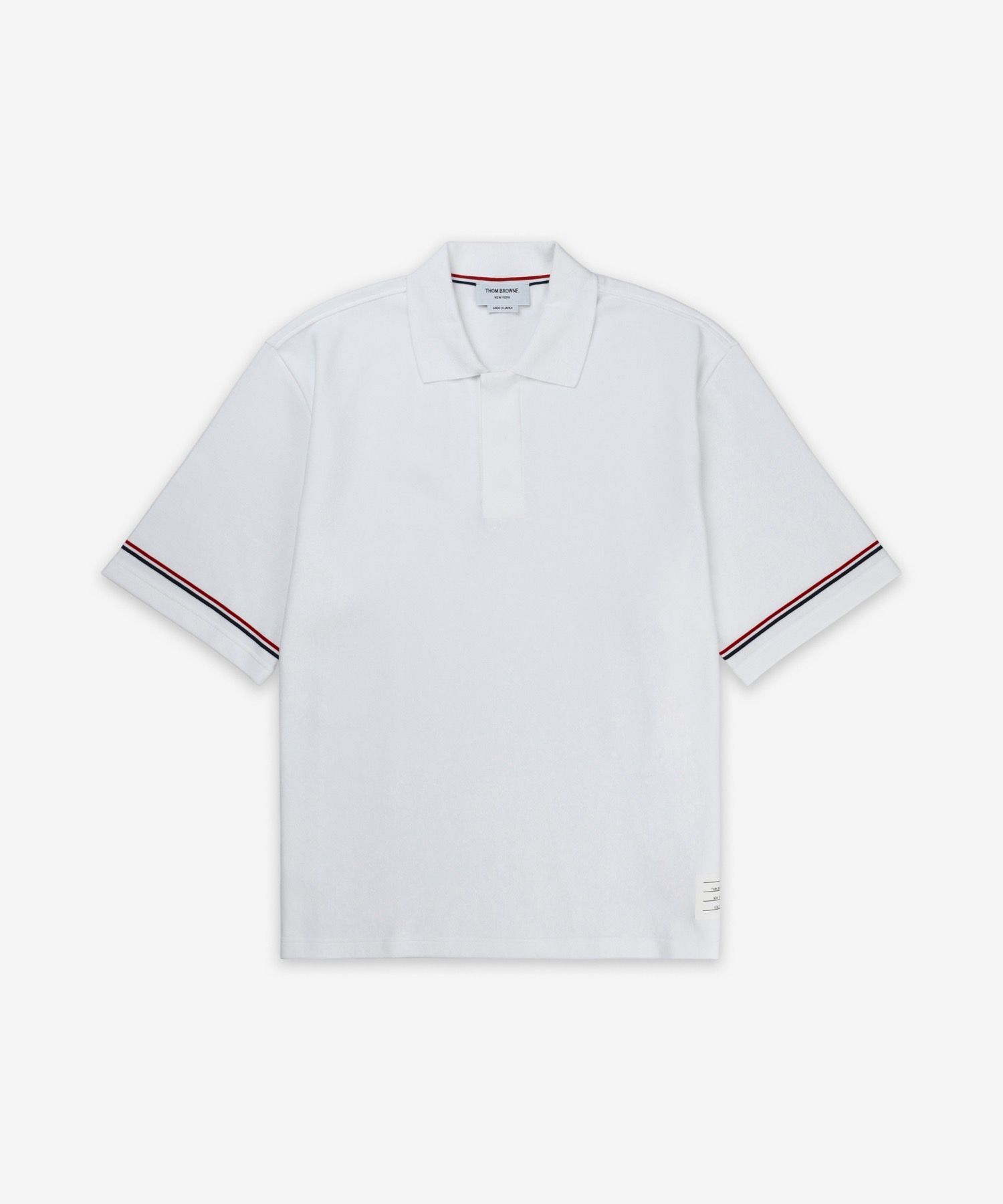 MUSINSA公式 | THOM BROWNE ラグビーフィット RWB ストライプ 半袖 