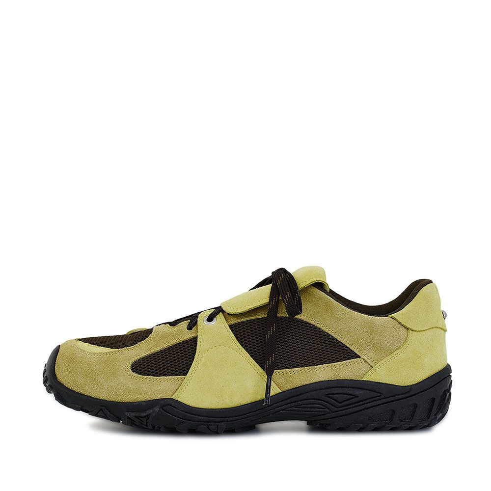 ★NEGATIVETHREE★ Asymmetry Sneakers_ Yellow Brown MUSINSA | NEGATIVE THREE Asymmetry Sneakers_ Yellow Brown