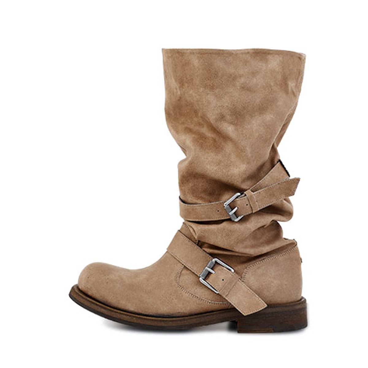 네거티브쓰리(NEGATIVETHREE) Slouchy Long Boots_Washed Beige
