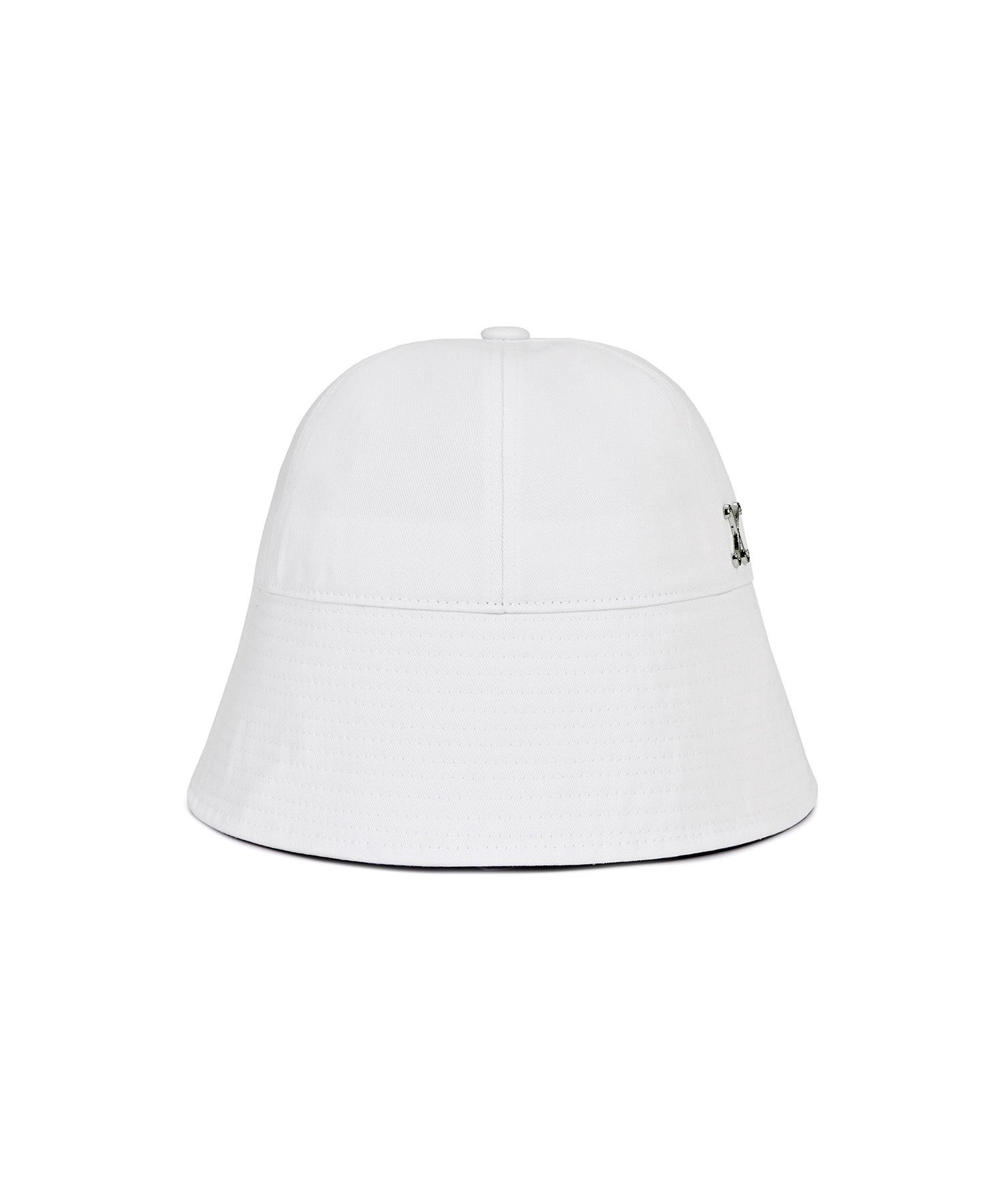 ■VARZAR■ VA Stud Solarshield Bucket Hat White varzar1350 VA Stud Solar Shield Bucket Hat / White - VARZAR | 60