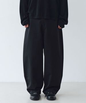 클래식 빅 배기 치노 팬츠 (블랙)