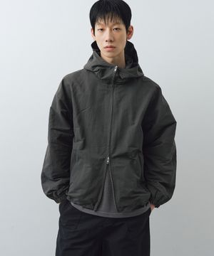 3D 후드 자켓 (그레이)