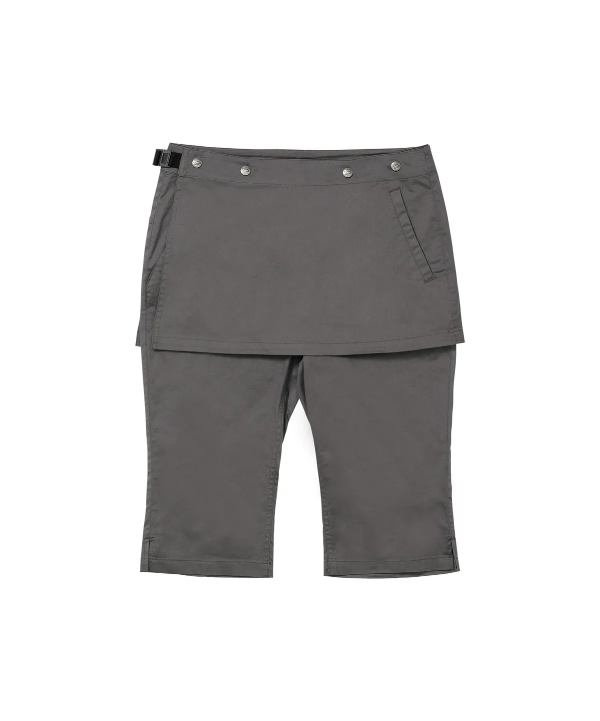 웰빙익스프레스(WELLBEING EXPRESS) Layered Capri Pants Grey
