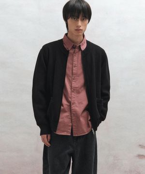 집업 니트 자켓 (블랙)