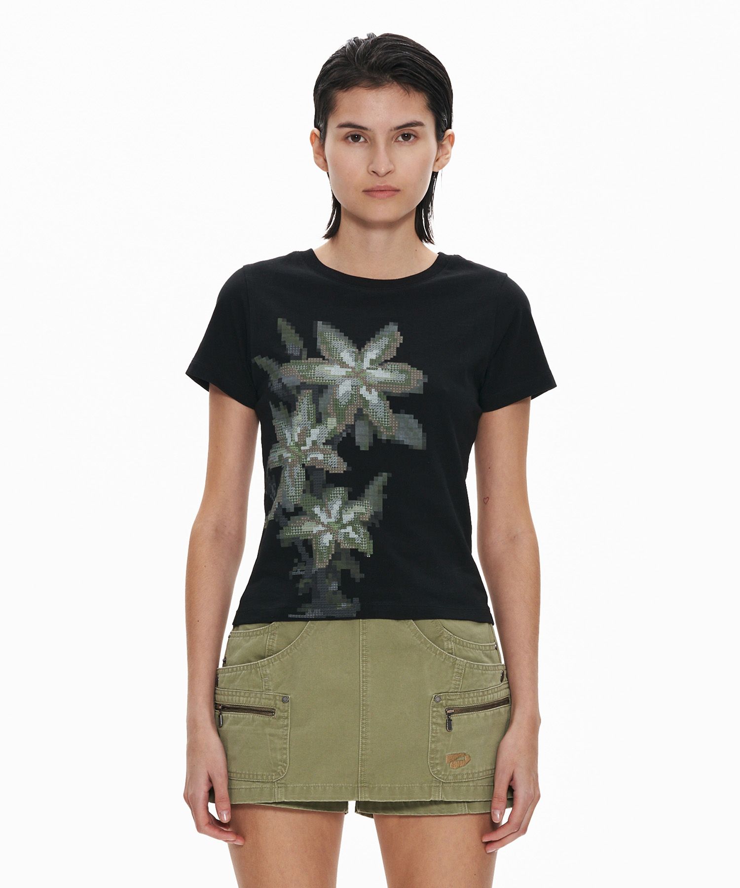 【WELLBEING EXPRESS】 Minesweeper Tee / 追跡付 MUSINSA公式 | WELLBEING EXPRESS Minesweeper Tee Black