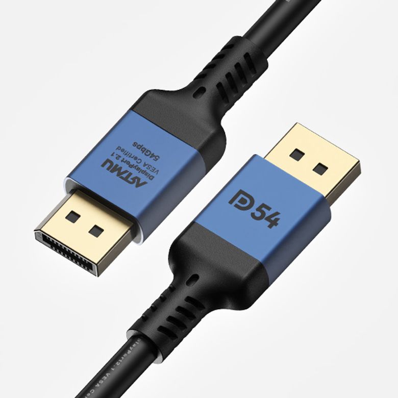 VESA 인증 DP to DP 2.1 DP54 16K DisplayPort 케이블 메탈