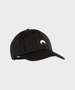 (U) 25SS 리사이클드 무아레 베이스볼 캡 블랙 RECYCLED MOIRE BASEBALL CAP BLACK