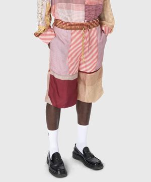 (U) 리제너레이티드 실크 스카프 버뮤다 멀티 REGENERATED SILK SCARVES BERMUDAS MULTICOLOR