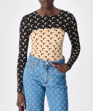 (W) 리사이클드 문 저지 튜브 탑 탄 RECYCLED MOON JERSEY SS TUBE TOP TAN