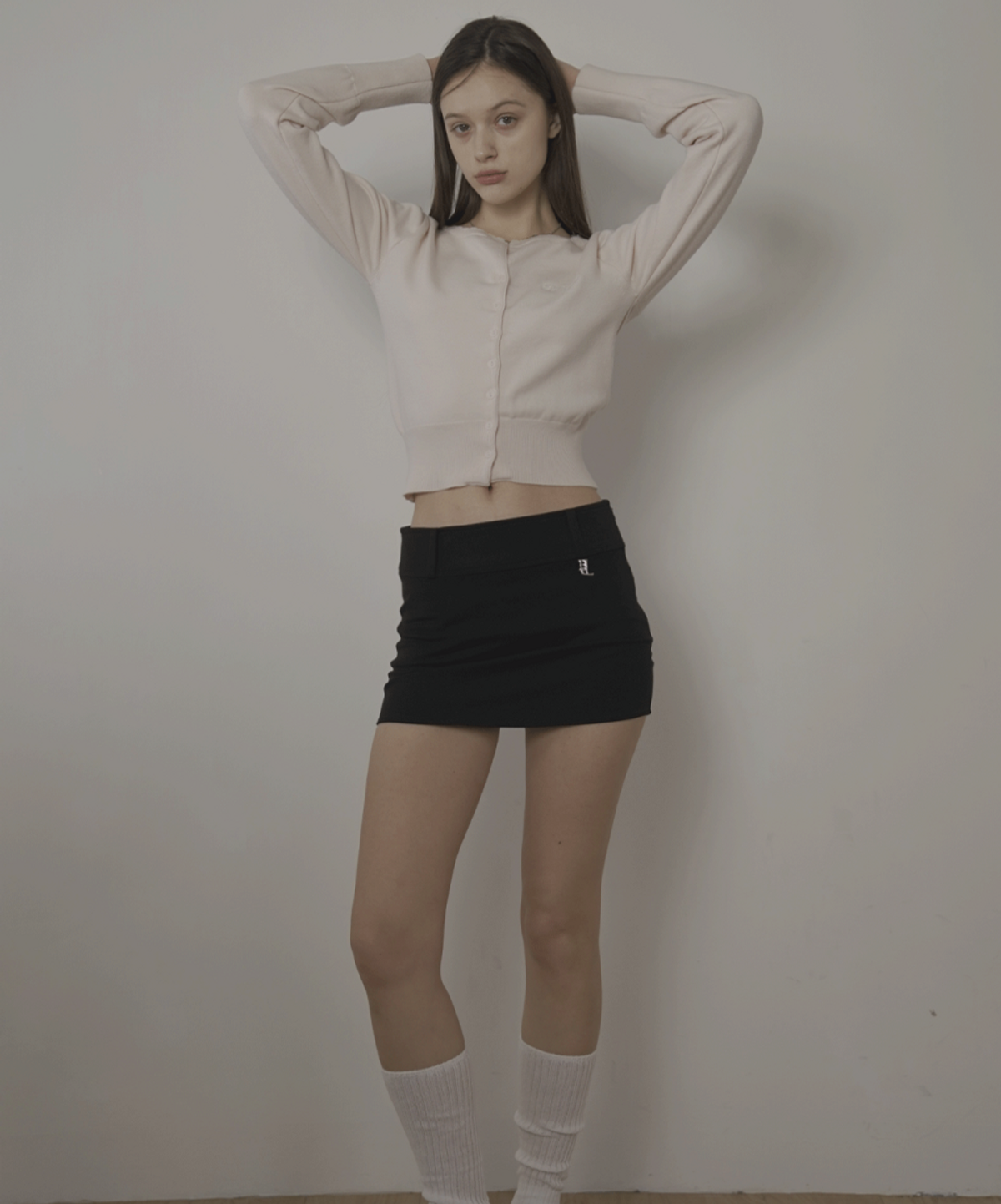 벨리아르(BELLIALEU) BELT MINI SKIRT-BLACK