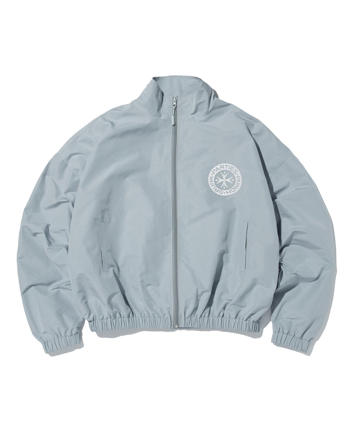 펀치드렁크파티즈(PUNCH DRUNK PARTIES) Embroidered Wind Jacket (GRAY)