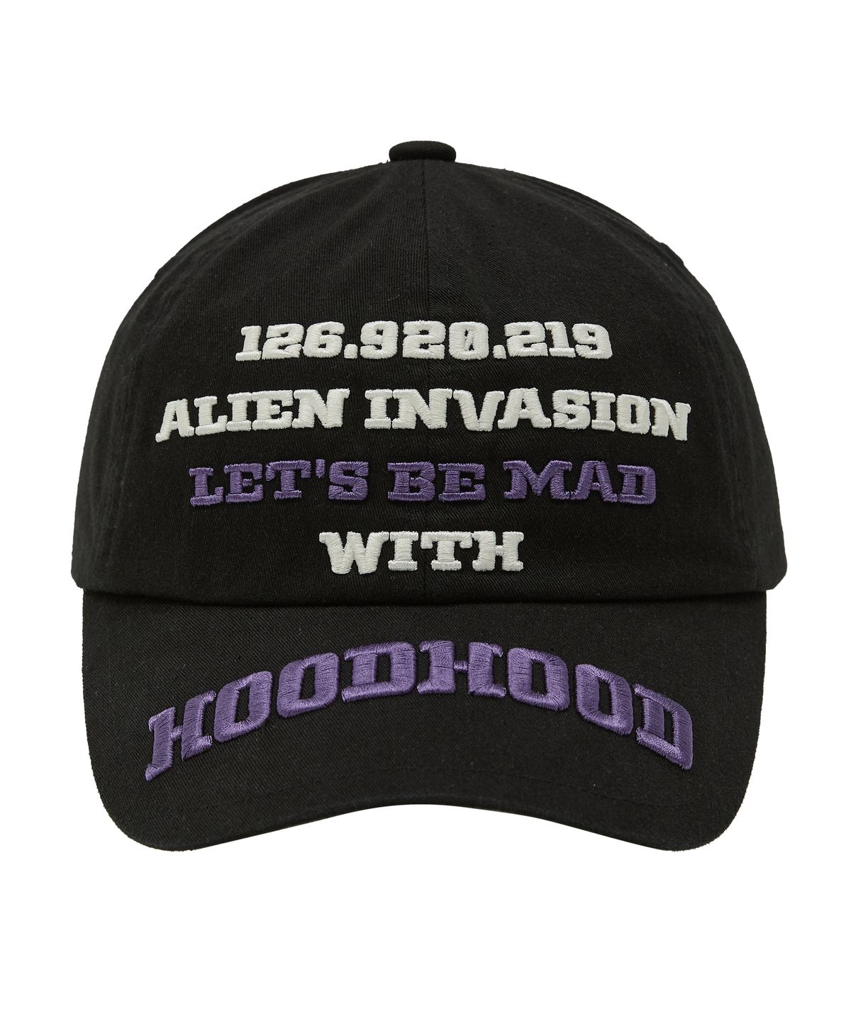 후드후드(HOODHOOD) BE MAD 볼캡 블랙