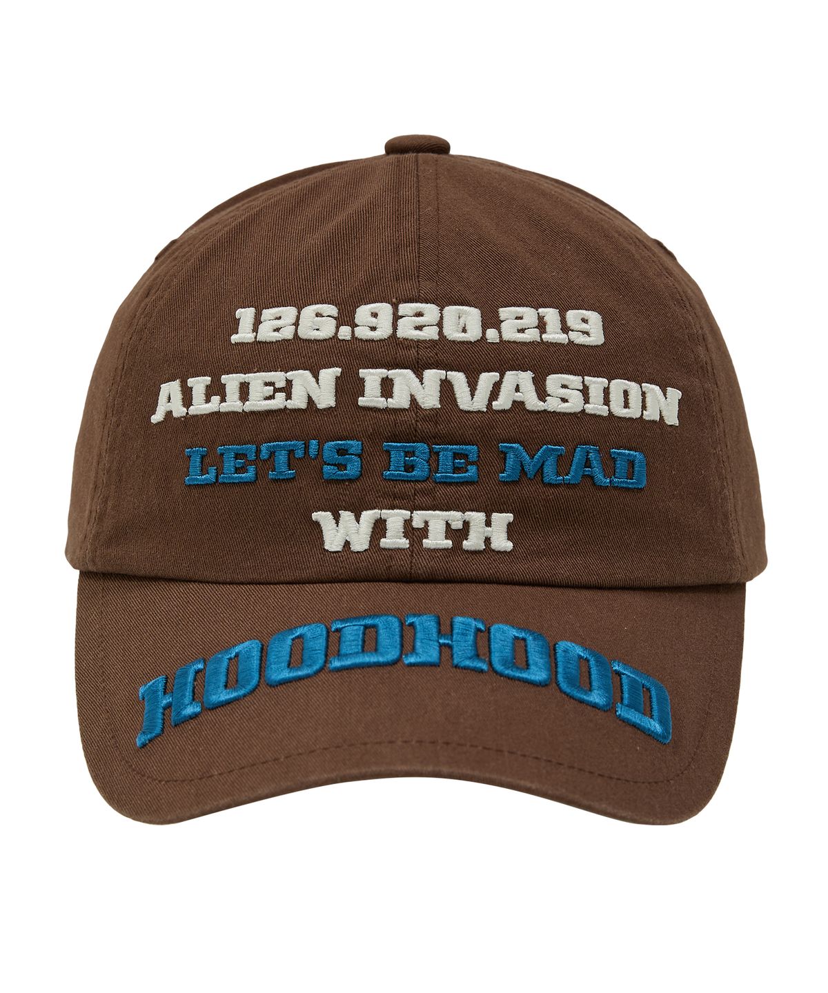 후드후드(HOODHOOD) BE MAD 볼캡 브라운