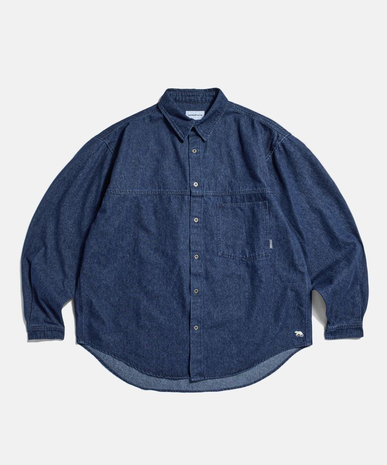 Denim Comfy Shirt Mid Indigo