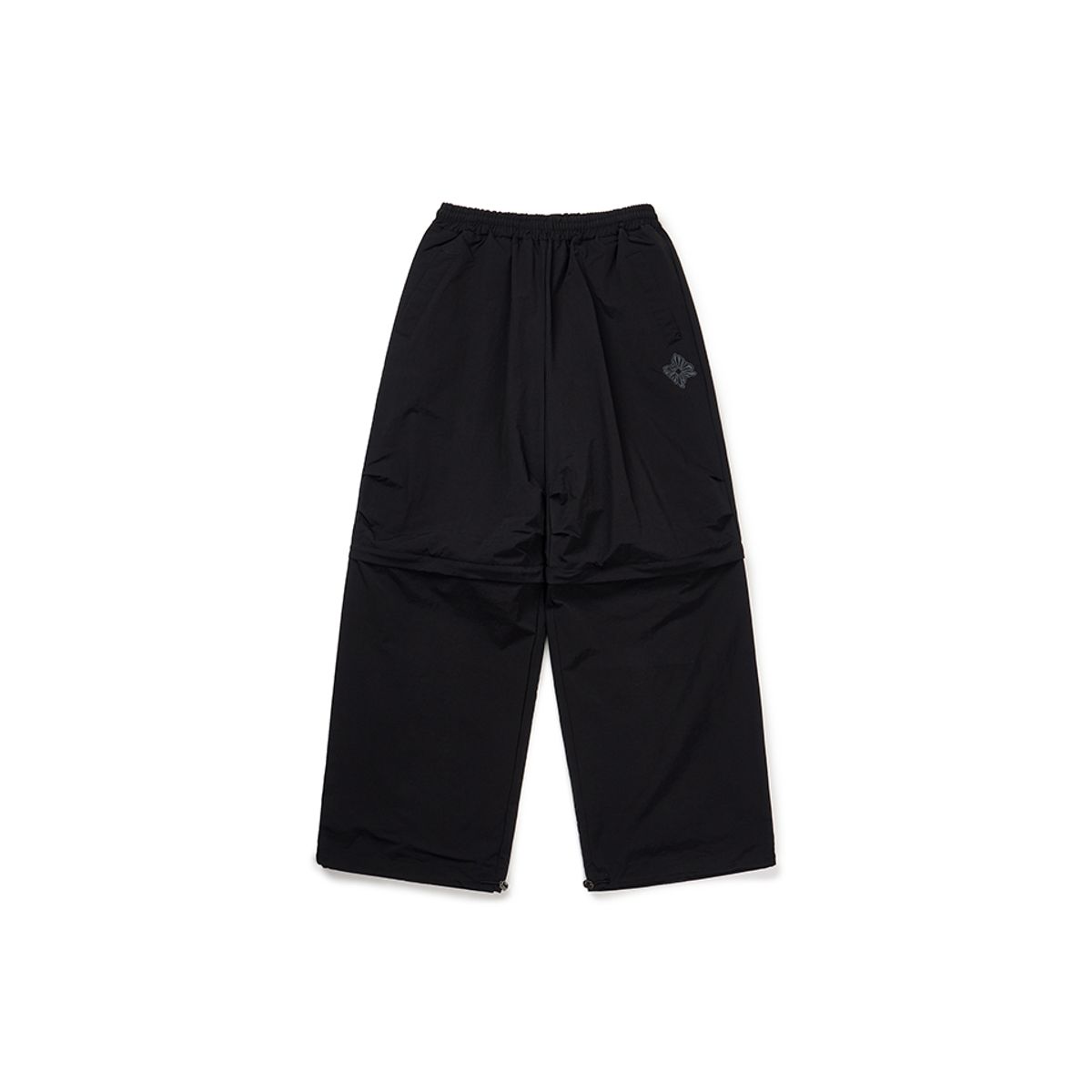 히든비하인드(HIDDEN BEHIND) HYBRID TRACK PANTS (BLACK)