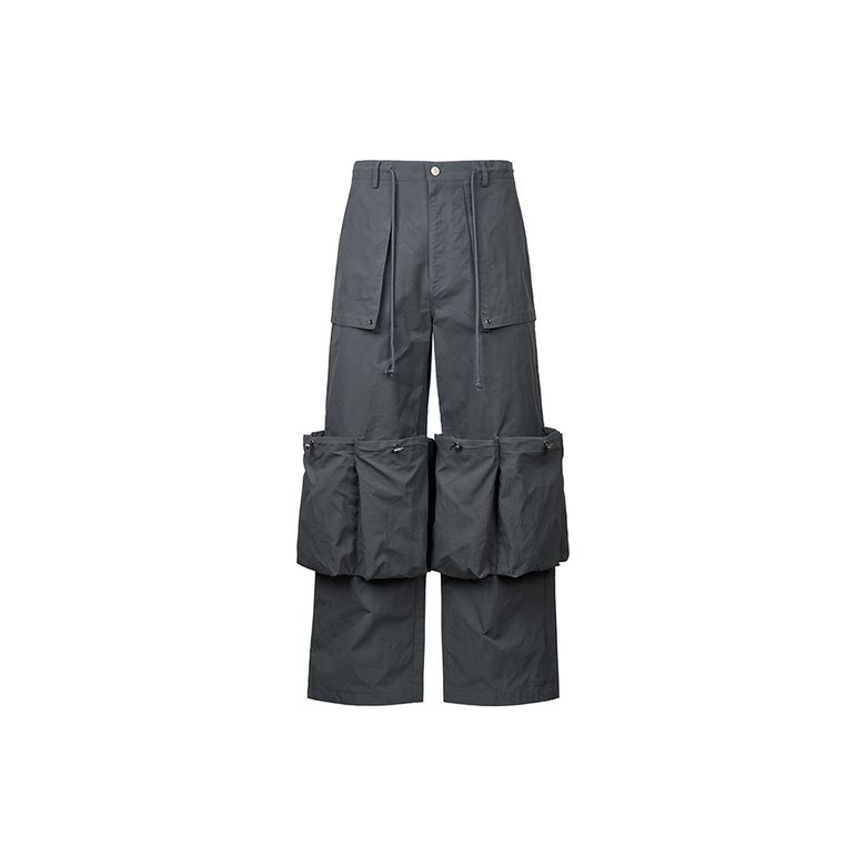 13 POCKETS NYLON PANTS (CHARCOAL)