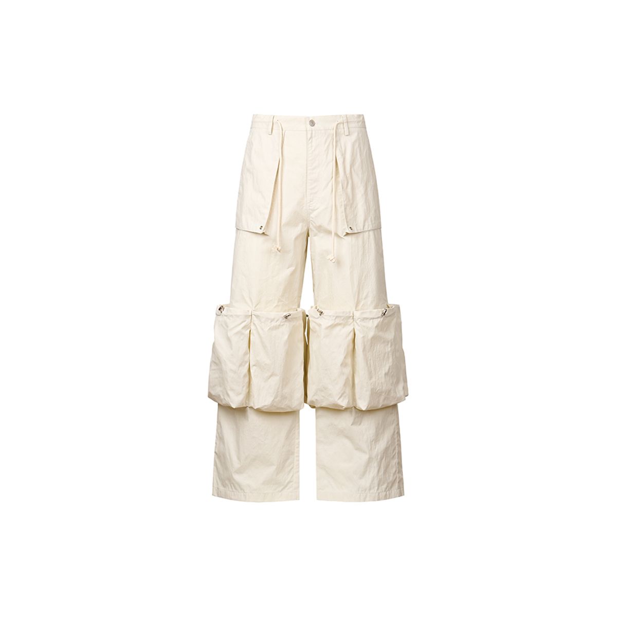 히든비하인드(HIDDEN BEHIND) 13 POCKETS NYLON PANTS (IVORY)