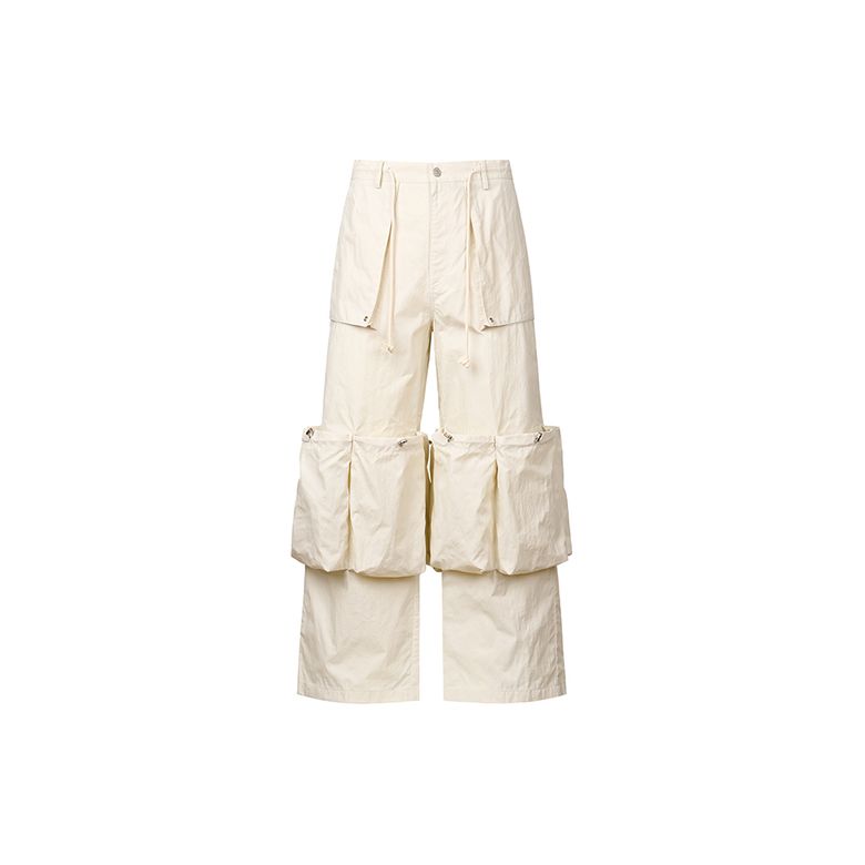 13 POCKETS NYLON PANTS (IVORY)