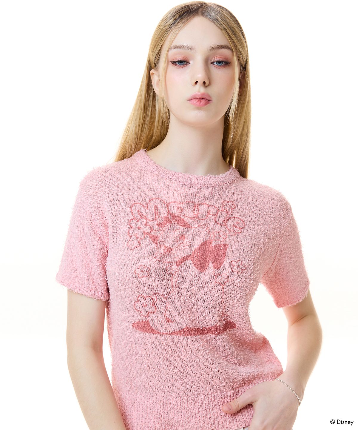러브이즈트루(LUVISTRUE) [MARIE] BOUCLE KNIT(PINK)
