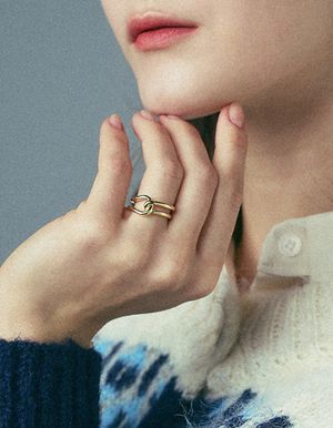 이터널 꼬임 오픈 반지