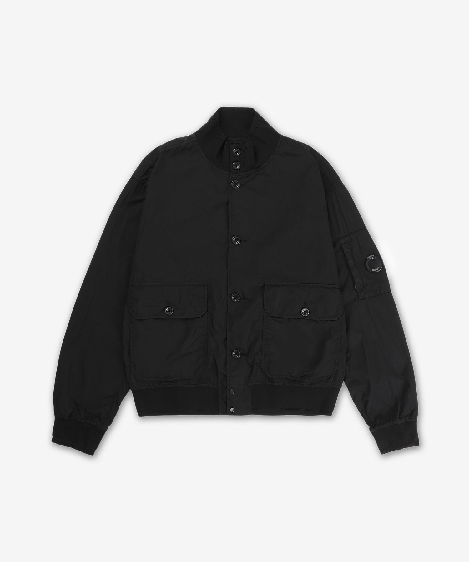 ジャケット・アウター C.P. Company CHROME-R FULL BUTTON JACKET MUSINSA | CP Company Chrome R Full Button Jacket - Black