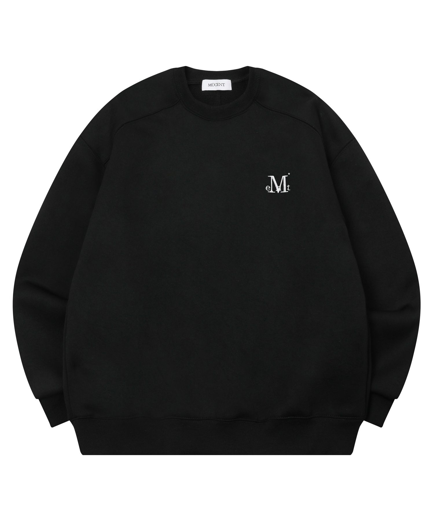 ★MUCENT★ Signature Basic Logo Man to Man Unisex 5 Colors P MUSINSA | MUCENT Signature Basic Logo Man to Man Unisex (5