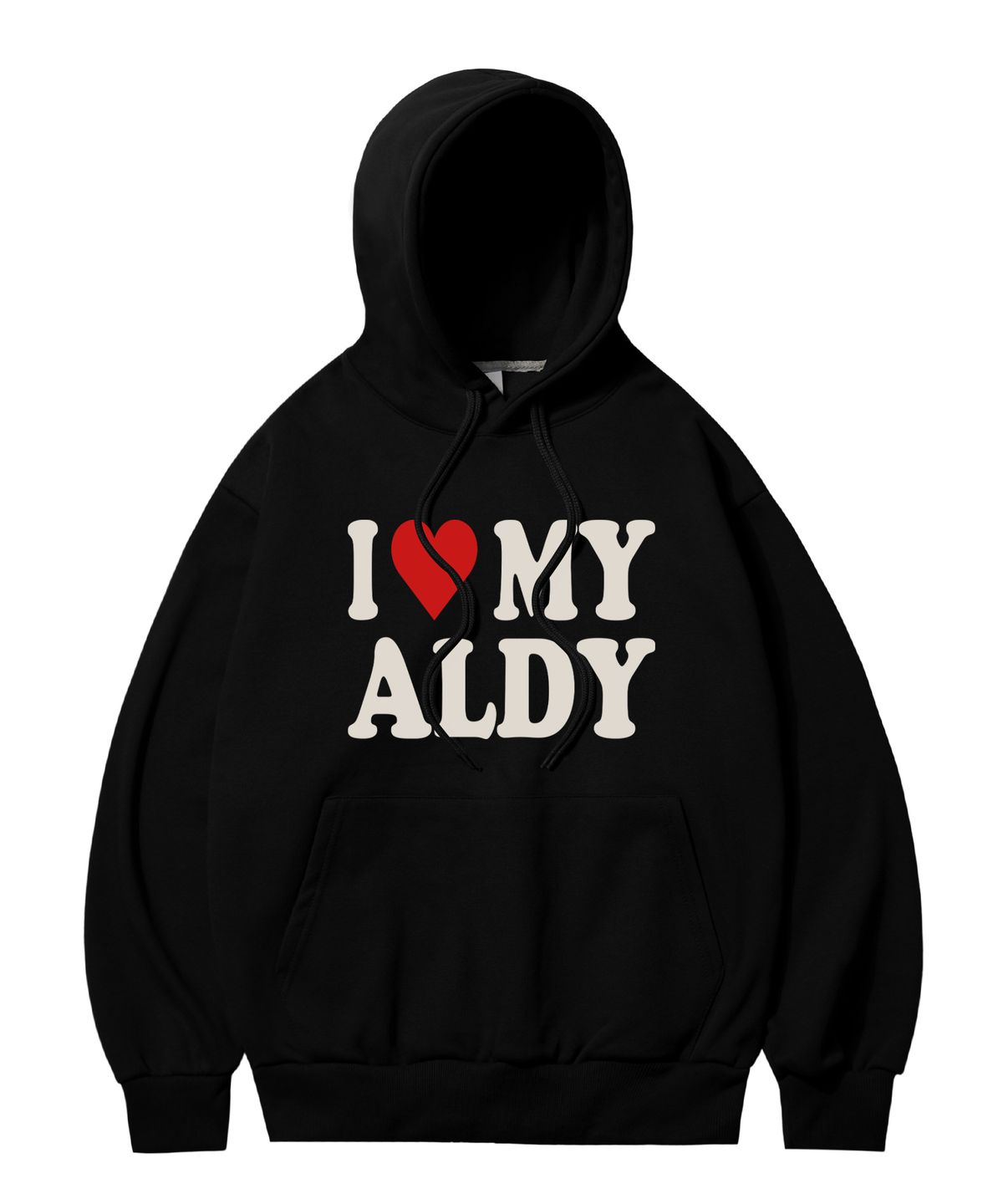 얼레디솔드(ALEADYSOLD) LOVE-ALDY 후드티