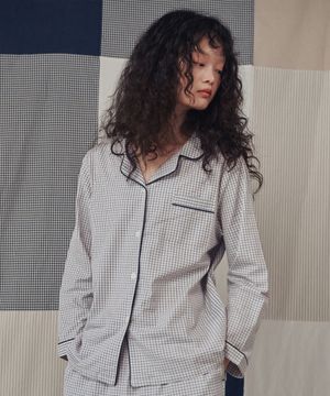 (w)스탠다드 파머스 파자마 긴소매세트 그린