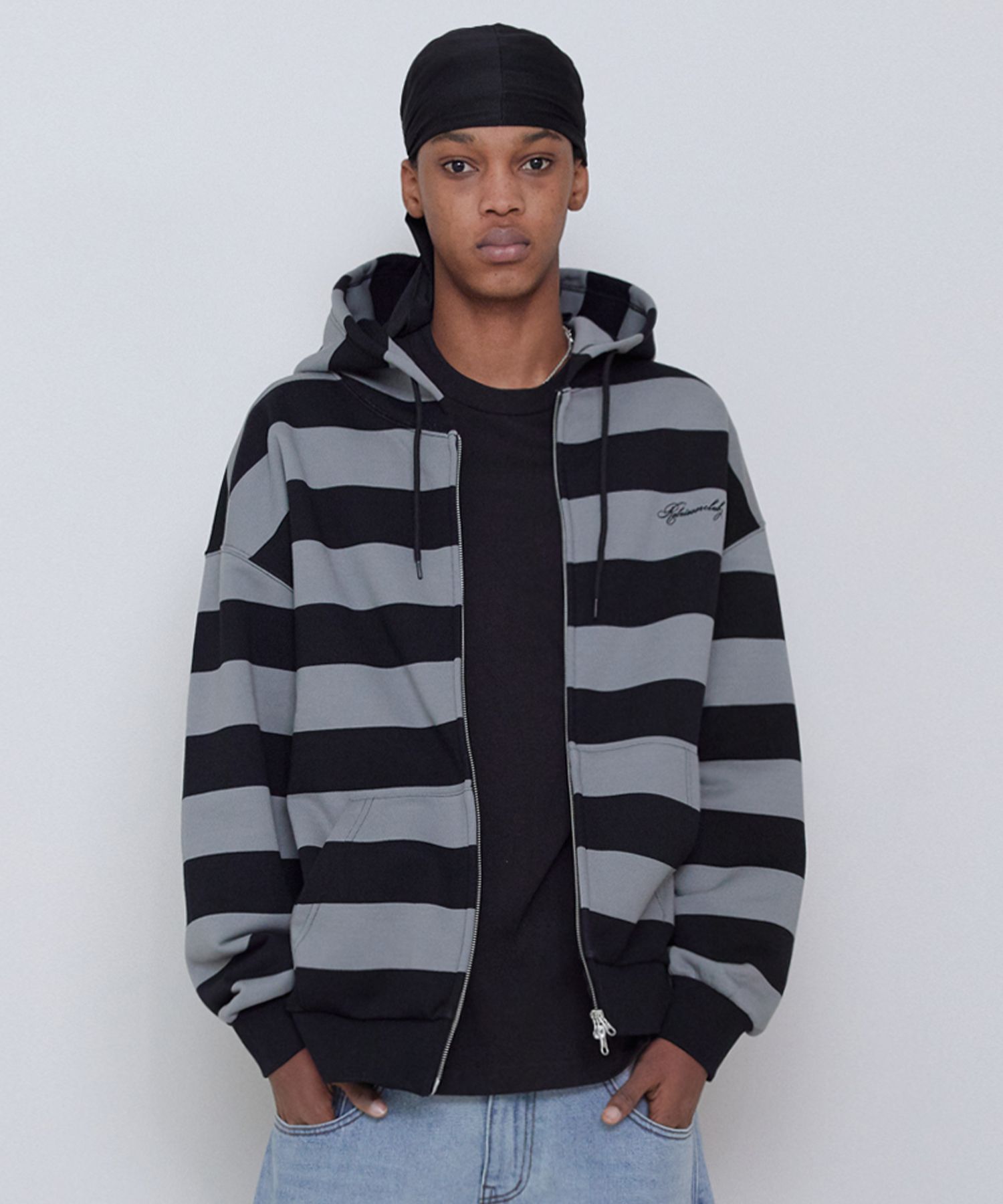 パーカー・フーディ RETRIEVER CLUB BOLD STRIPE HOOD ZIP UP 5FT1416 MUSINSA | RETRIEVER CLUB BOLD STRIPE HOOD ZIP UP [GRAY]