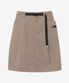 NK6NR32K 화이트라벨 여성 닐튼 플레어 스커트_DARK BEIGE