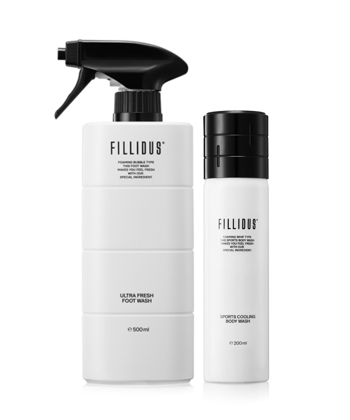 필리더스(FILLIDUS) 스포츠 쿨링 바디워시 200ml+ 울트라 프레시 풋워시 500ml - 후기 | 무신사