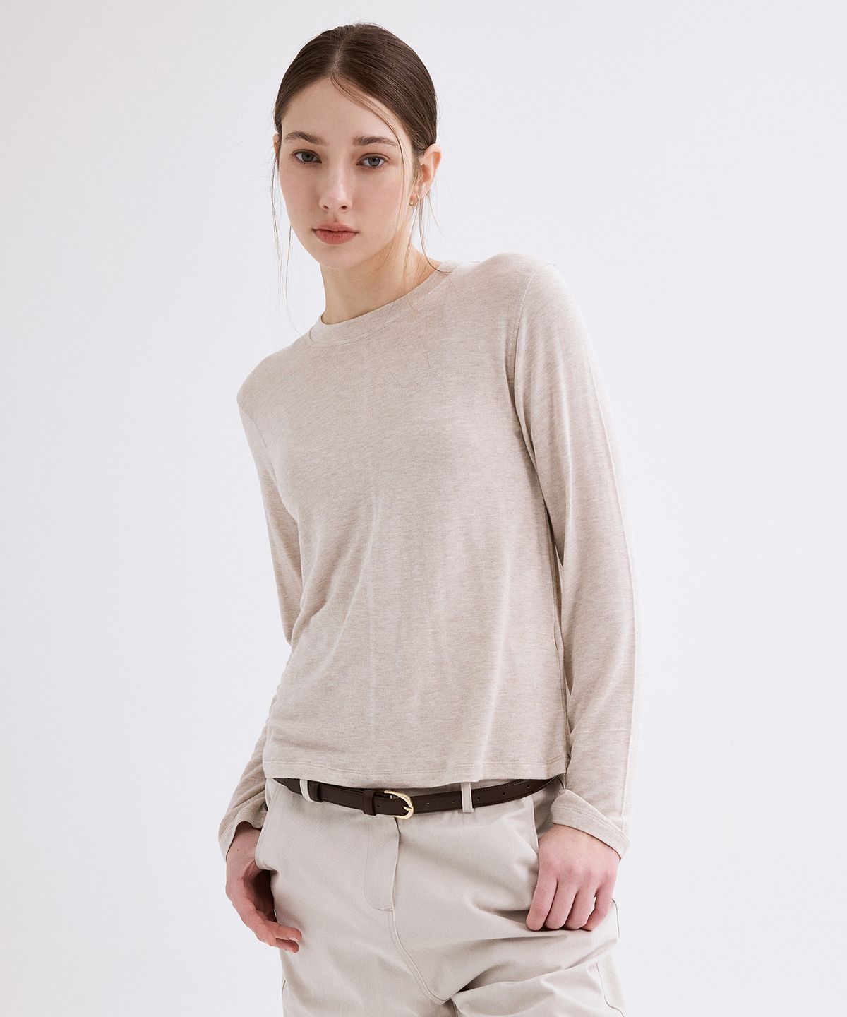 포베레(FOVERE) Scone span t-shirt_gray
