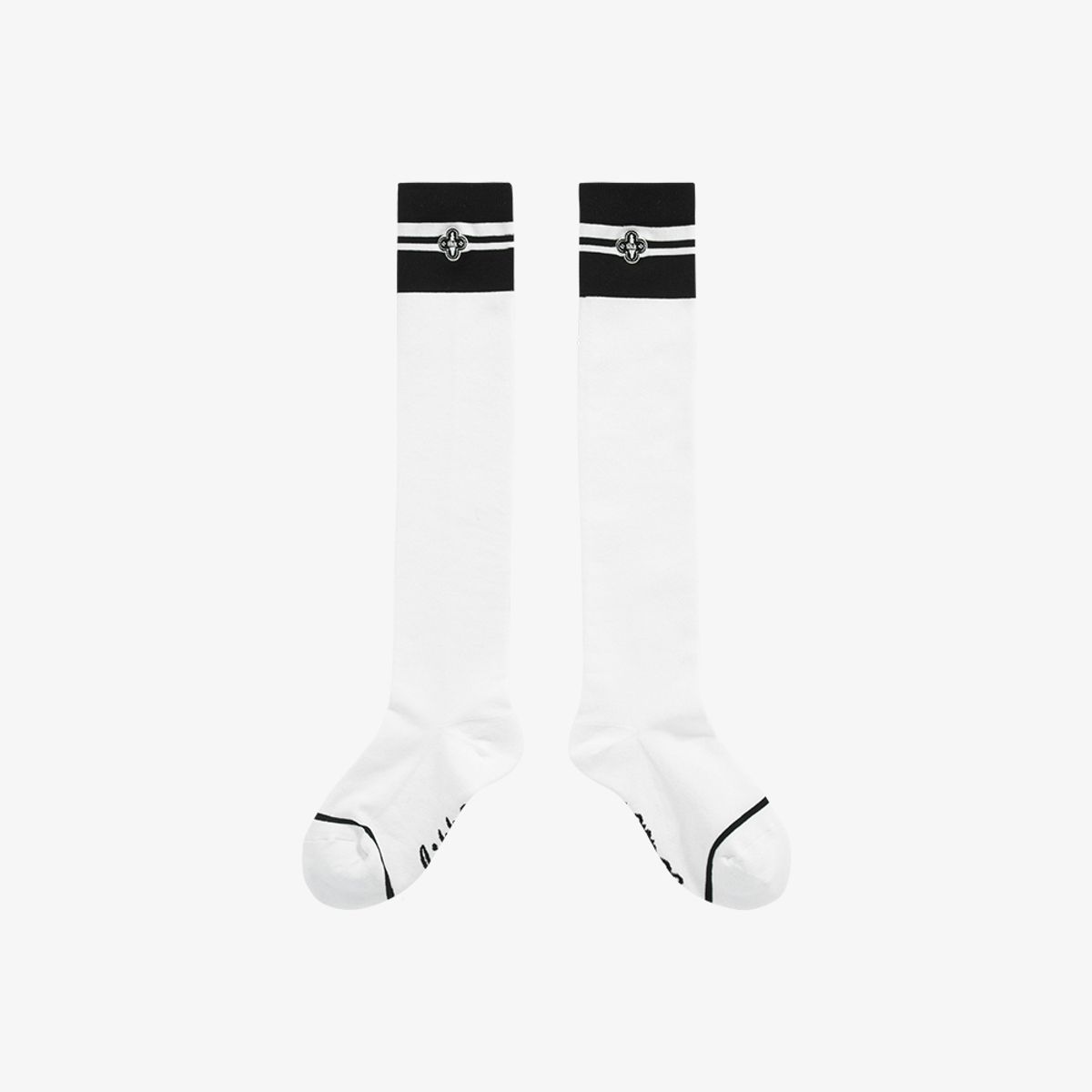 릭크(LIKK) 클래식 니삭스 (화이트)