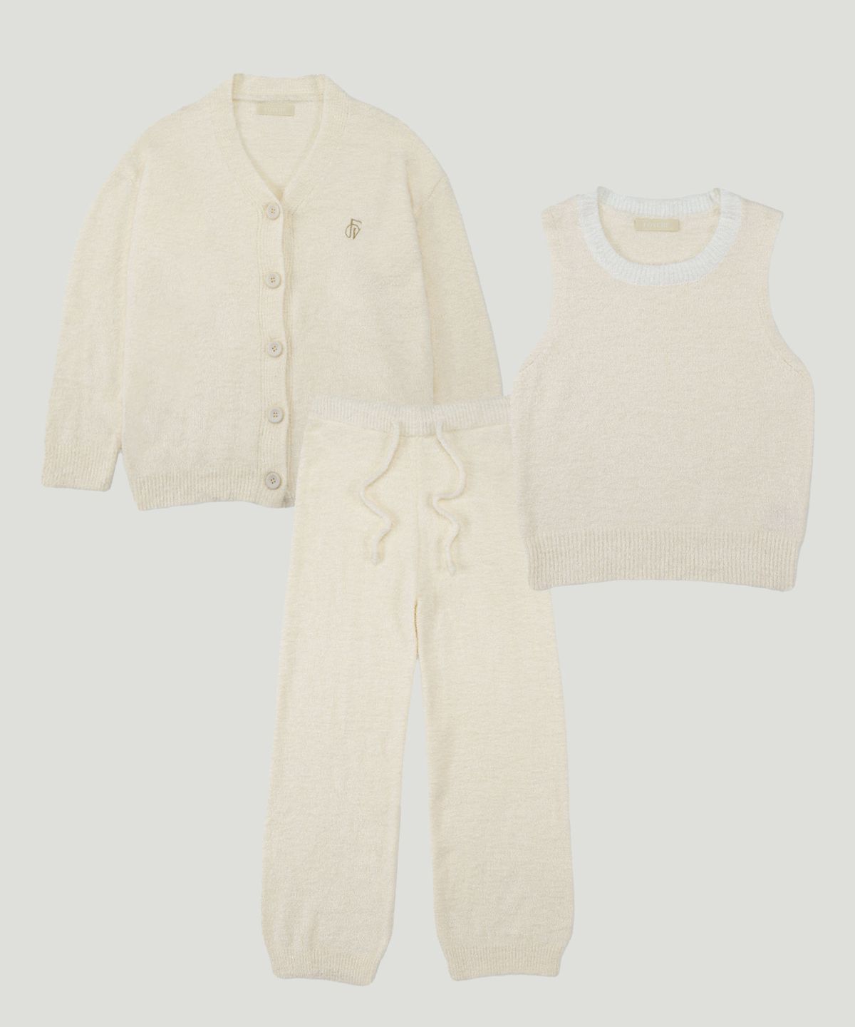 포베레(FOVERE) Sherbet homeware three-piece_yellow