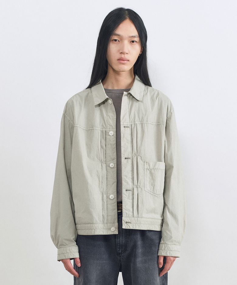 가먼트다잉 TYPE-1 자켓 ASH BEIGE