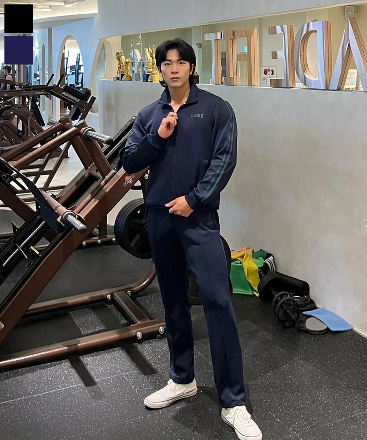 카파(KAPPA) [SET] 사이드라인 트랙 셋업 남성 2color