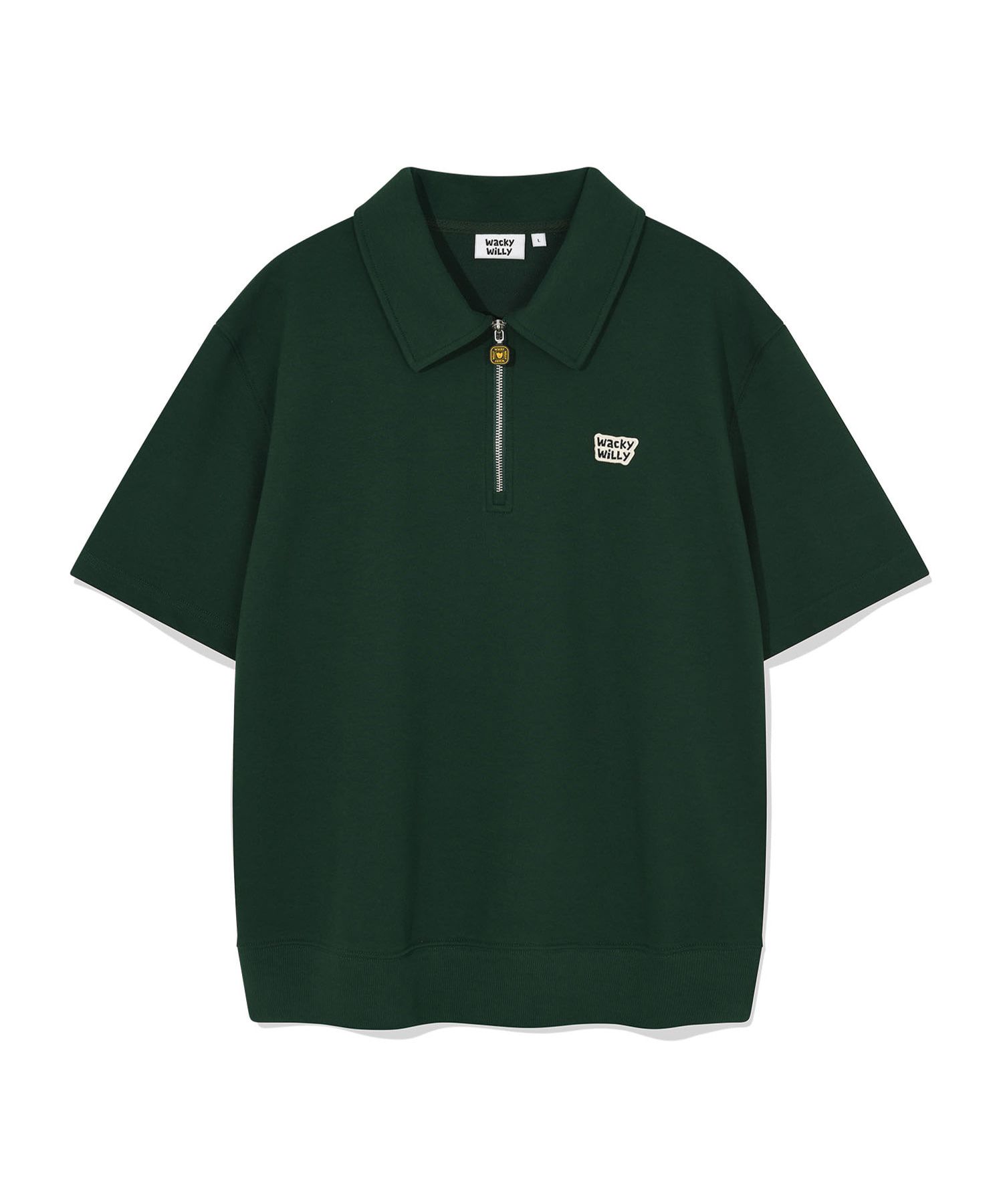 Tシャツ・カットソー WACKY WILLY Sweat Collar Short Sleeve T-Shirt MUSINSA | WACKY WILLY Sweat Collar Short Sleeve T-Shirt Green