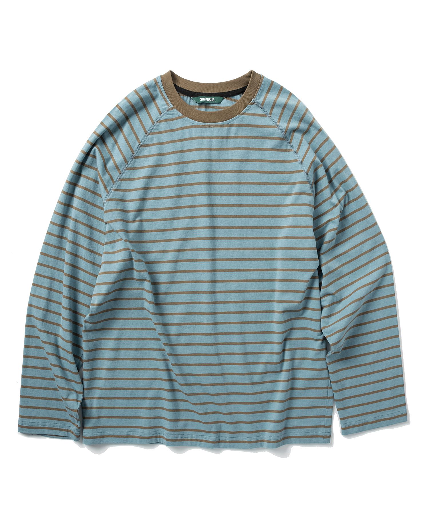 SUPERSUB ♥ Striped Raglan Long Sleeve T-shirt /追跡付 SUPERSUB ♥ Striped Raglan Long Sleeve T-shirt /追跡付