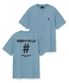 쉐이크 해시태그 컴포트핏 티셔츠(라이트 블루)