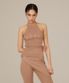 Knit Simbol Halterneck top (25STP-HTNK03) MOCHA
