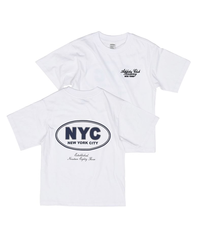 NYC 아카데미 반팔티셔츠-화이트