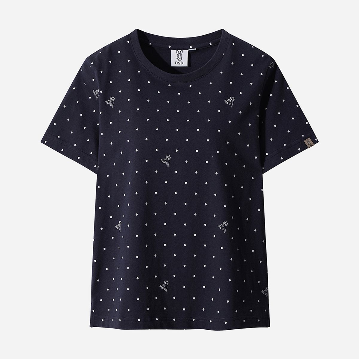 디오디(DOD) 여성) 키노코 반팔 티셔츠(NAVY)